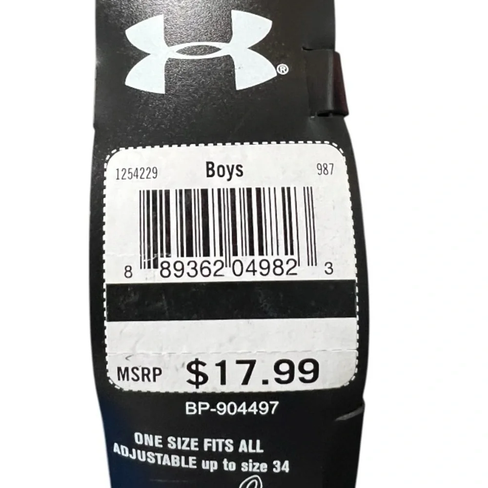 Under Armour Teal With Silver Toned Hardware Belt Adjustable Sizing Up To 34